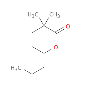 2H-Pyran-2-one, tetrahydro-3,3-dimethyl-6-propyl-