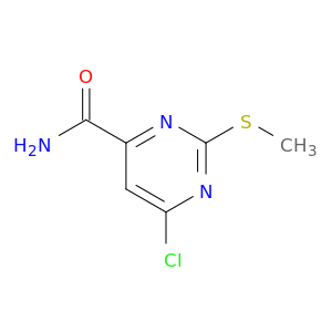4-Pyrimidinecarboxamide,6-chloro-2-(methylthio)-
