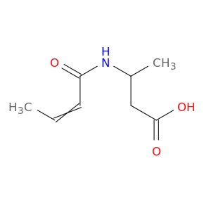 Butanoic acid, 3-[(1-oxo-2-butenyl)amino]-