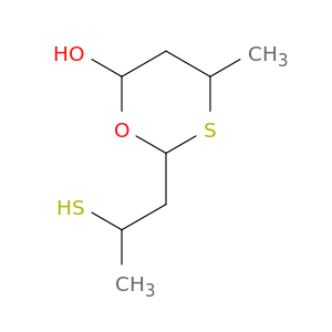 1,3-Oxathian-6-ol, 2-(2-mercaptopropyl)-4-methyl-
