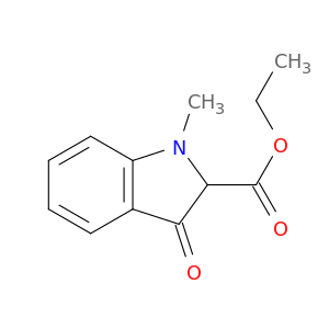 1H-Indole-2-carboxylic acid, 2,3-dihydro-1-methyl-3-oxo-, ethyl ester