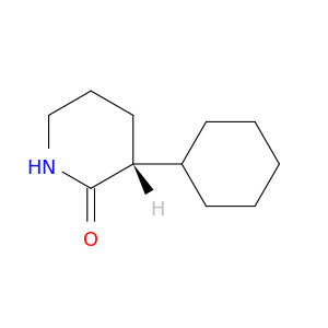 2-Piperidinone, 3-cyclohexyl-, (3R)-