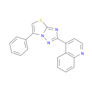 Quinoline, 4-(6-phenylthiazolo[3,2-b][1,2,4]triazol-2-yl)-