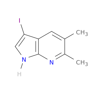 3-Iodo-5,6-二甲基-1H-吡咯[2,3-B]吡啶