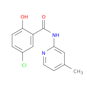 Benzamide, 5-chloro-2-hydroxy-N-(4-methyl-2-pyridinyl)-