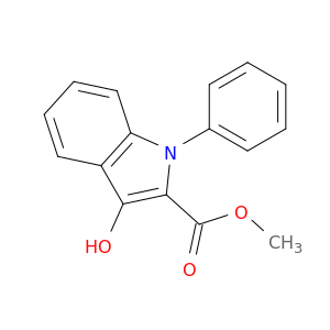 1H-Indole-2-carboxylic acid, 3-hydroxy-1-phenyl-, methyl ester