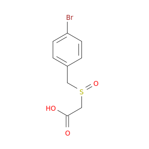2-[(4-Bromophenyl)methanesulfinyl]acetic Acid