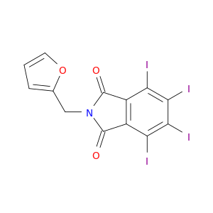 1H-Isoindole-1,3(2H)-dione, 2-(2-furanylmethyl)-4,5,6,7-tetraiodo-