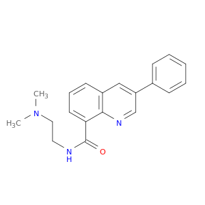 8-Quinolinecarboxamide, N-[2-(dimethylamino)ethyl]-3-phenyl-