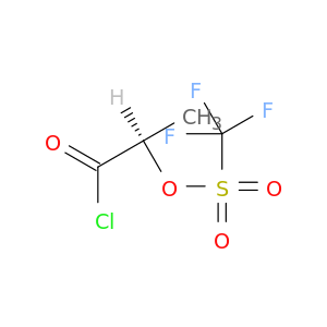 Methanesulfonic acid, trifluoro-, (1R)-2-chloro-1-methyl-2-oxoethyl ester