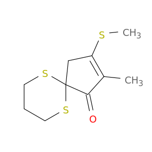 6,10-Dithiaspiro[4.5]dec-2-en-1-one, 2-methyl-3-(methylthio)-