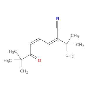2,4-Octadienenitrile, 2-(1,1-dimethylethyl)-7,7-dimethyl-6-oxo-, (Z,Z)-