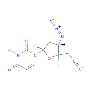 Uridine,3'-azido-2',3',5'-trideoxy-5'-isocyano- (9CI)