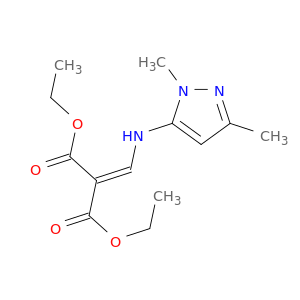 Propanedioic acid,2-[[(1,3-dimethyl-1H-pyrazol-5-yl)amino]methylene]-, 1,3-diethyl ester