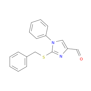 1H-Imidazole-4-carboxaldehyde, 1-phenyl-2-[(phenylmethyl)thio]-