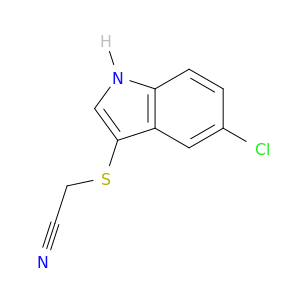 Acetonitrile, [(5-chloro-1H-indol-3-yl)thio]-