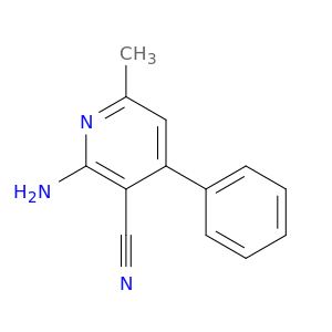 3-Pyridinecarbonitrile, 2-amino-6-methyl-4-phenyl-