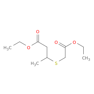 Butanoic acid, 3-[(2-ethoxy-2-oxoethyl)thio]-, ethyl ester