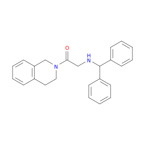 Isoquinoline, 2-[[(diphenylmethyl)amino]acetyl]-1,2,3,4-tetrahydro-