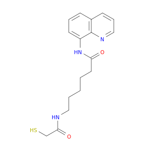 Hexanamide, 6-[(mercaptoacetyl)amino]-N-8-quinolinyl-