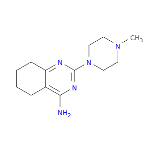 4-Quinazolinamine, 5,6,7,8-tetrahydro-2-(4-methyl-1-piperazinyl)-