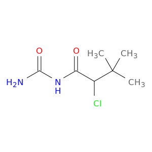 Butanamide, N-(aminocarbonyl)-2-chloro-3,3-dimethyl-