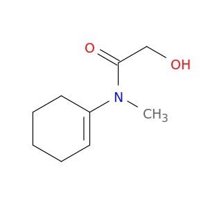 Acetamide, N-1-cyclohexen-1-yl-2-hydroxy-N-methyl-