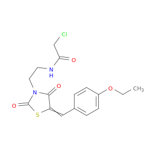 2-氯-N-(2-{5-[(4-乙氧基苯基)甲亚基]-2,4-二氧代-1,3-噻唑烷-3-基}乙基)乙酰胺