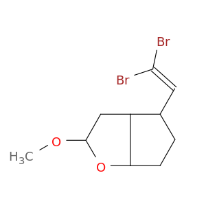 2H-Cyclopenta[b]furan, 4-(2,2-dibromoethenyl)hexahydro-2-methoxy-
