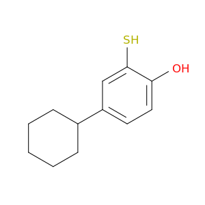 Phenol, 4-cyclohexyl-2-mercapto-
