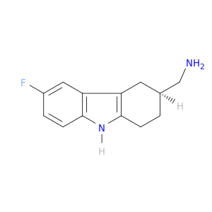 1H-CARBAZOLE-3-METHANAMINE, 6-FLUORO-2,3,4,9-TETRAHYDRO-, (3S)-