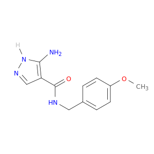 5-Amino-N-[(4-methoxyphenyl)methyl]-1H-pyrazole-4-carboxamide