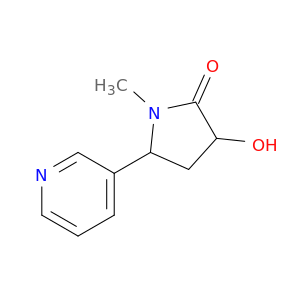 2-pyrrolidinone, 3-hydroxy-1-methyl-5-(3-pyridinyl)-