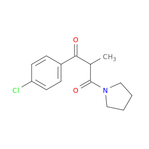 Pyrrolidine, 1-[3-(4-chlorophenyl)-2-methyl-1,3-dioxopropyl]-