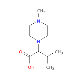 3-methyl-2-(4-methylpiperazin-1-yl)butanoic Acid