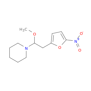 Piperidine, 1-[1-methoxy-2-(5-nitro-2-furanyl)ethyl]-