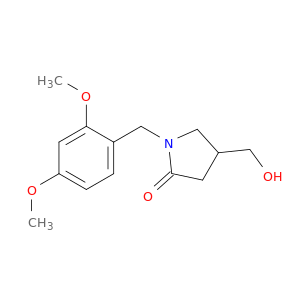 1-(2,4-二甲氧基苄基)-4-(羟甲基)吡咯烷-2-酮
