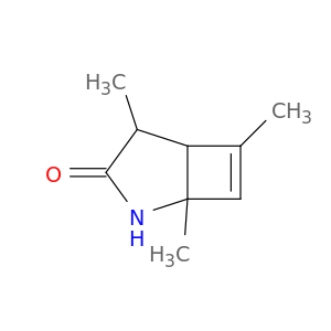 1,4,6-trimethyl-2-azabicyclo[3.2.0]hept-6-en-3-one