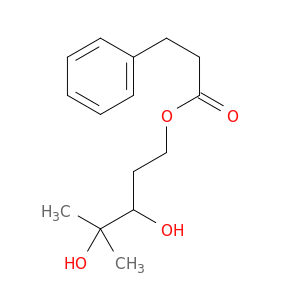 Benzenepropanoic acid, 3,4-dihydroxy-4-methylpentyl ester