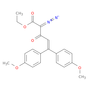 4-Pentenoic acid, 2-diazo-5,5-bis(4-methoxyphenyl)-3-oxo-, ethyl ester
