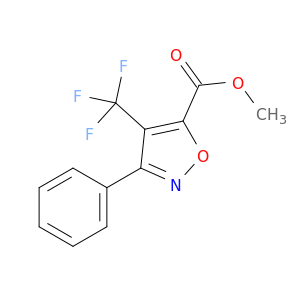 5-Isoxazolecarboxylic acid, 3-phenyl-4-(trifluoromethyl)-, methyl ester