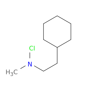 Cyclohexaneethanamine, N-chloro-N-methyl-