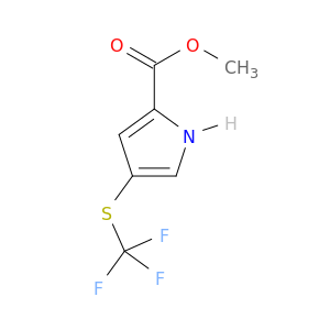 1H-Pyrrole-2-carboxylic acid, 4-[(trifluoromethyl)thio]-, methyl ester