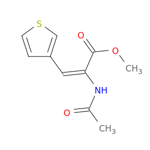 2-Propenoic acid, 2-(acetylamino)-3-(3-thienyl)-, methyl ester, (Z)-