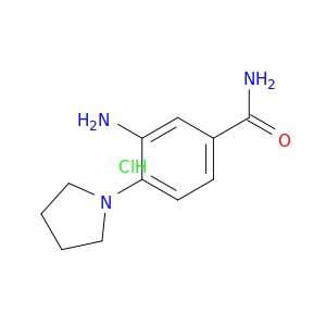 3-Amino-4-(pyrrolidin-1-yl)benzamide Hydrochloride