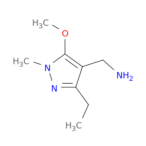 (3-ethyl-5-methoxy-1-methyl-1H-pyrazol-4-yl)methanamine