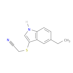 Acetonitrile, [(5-ethyl-1H-indol-3-yl)thio]-