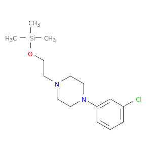 Piperazine, 1-(3-chlorophenyl)-4-[2-[(trimethylsilyl)oxy]ethyl]-
