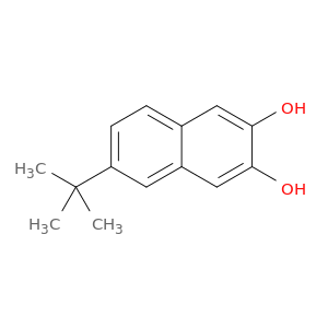 2,3-Naphthalenediol, 6-(1,1-dimethylethyl)-