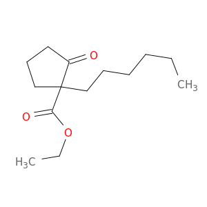 Cyclopentanecarboxylic acid, 1-hexyl-2-oxo-, ethyl ester
